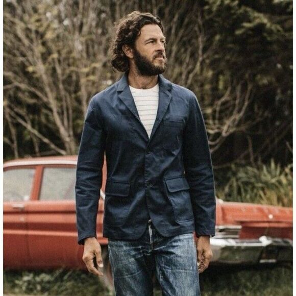 Taylor Stitch Navy Blue Lightweight Jacket - Picture 2 of 14